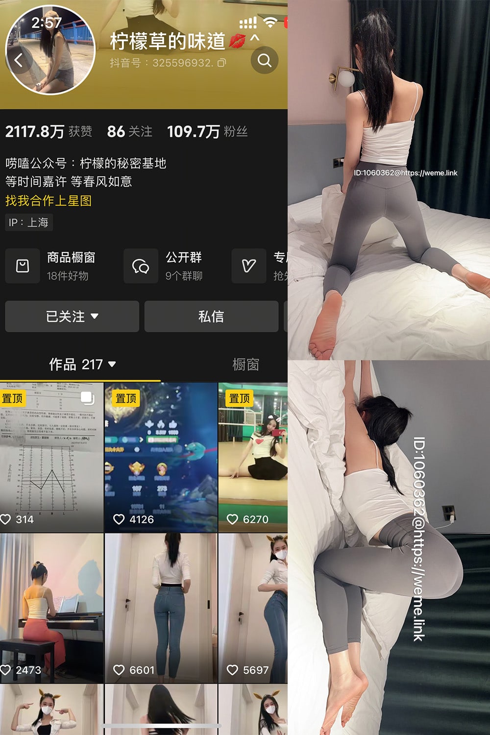 抖音 柠檬草的味道 微密圈全套作品资源合集 抖音 柠檬草的味道 微密圈全套作品资源合集