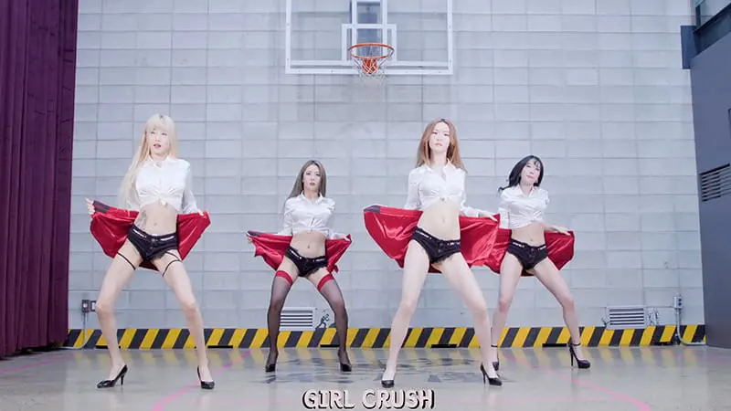 Girl Crush《Oppa, Do you trust me?》热舞练习室高清写真资源下载