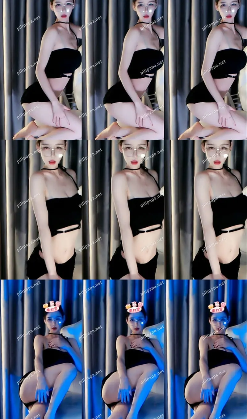 网易CC主播小安扬黑色套装椅子舞高清写真视频资源下载